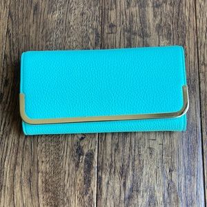Large Faux Leather Wallet
